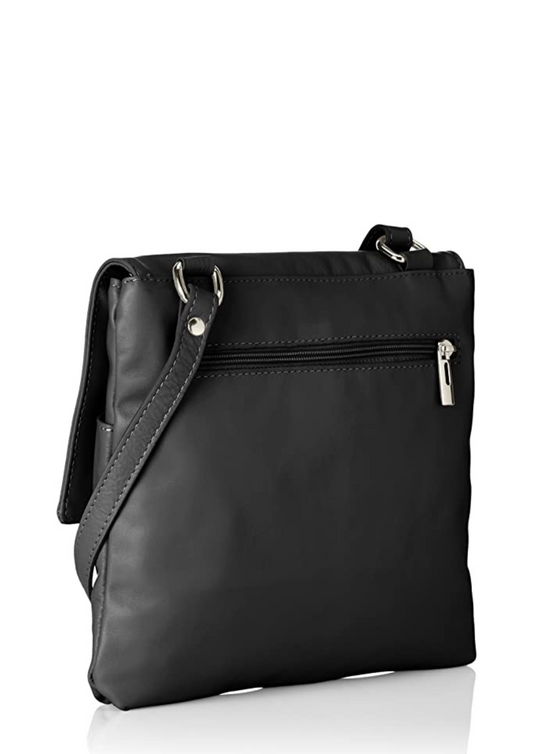 Bags4Less Balta, Sac à bandoulière noir en cuir