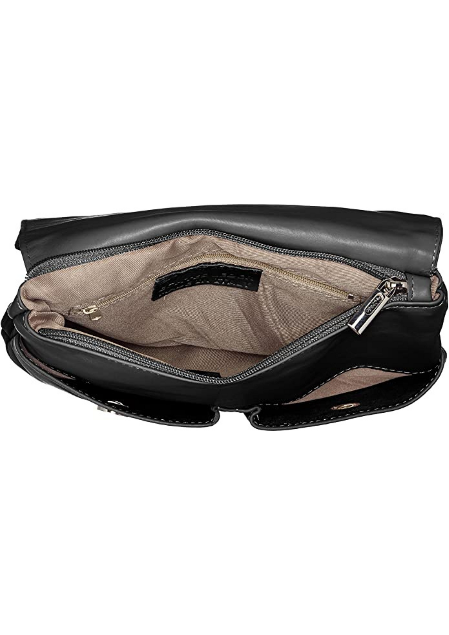 Bags4Less Balta, Sac à bandoulière noir en cuir