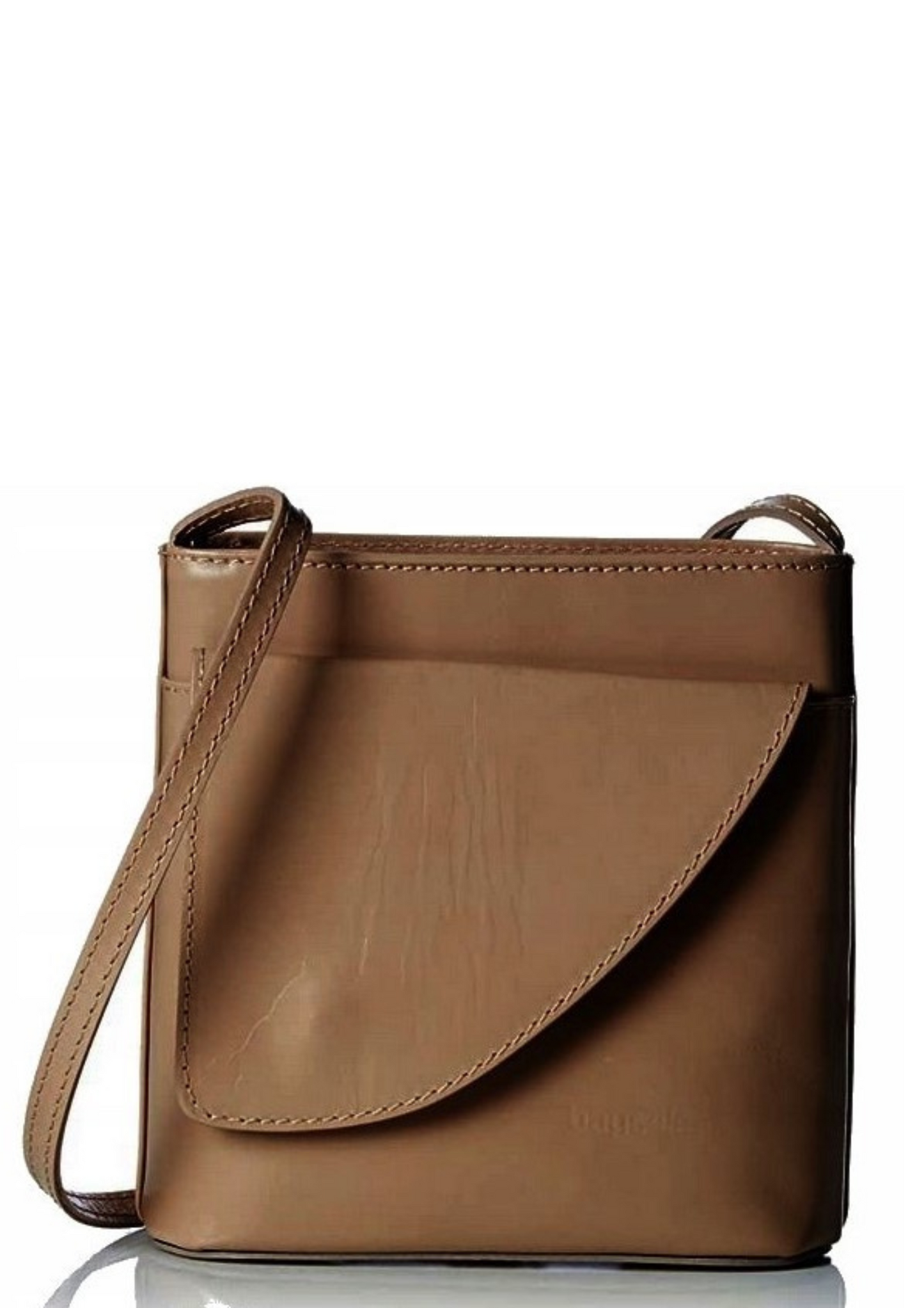 Bags4Less Linet , petit Sac à bandoulière en cuir, couleur taupe