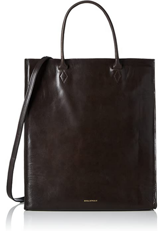 Royal Republiq Mel Tote bag en cuir premium Marron