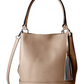 Bags4Less Aliyah, Sac à bandoulière en cuir (taupe)